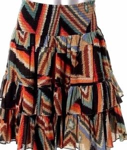 Lauren Ralph Lauren Tribal Ladies Layered Skirt